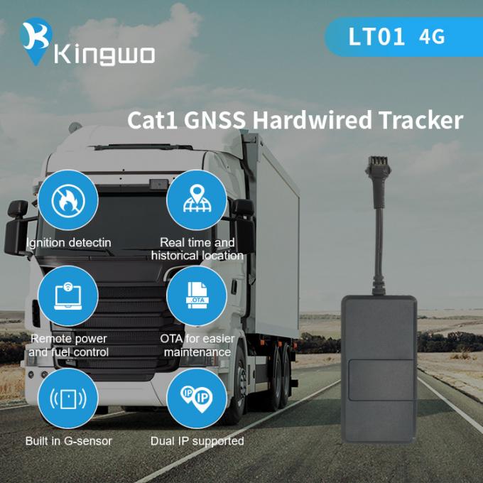 4G Cat1 Hard Wired Real Time GPS Pallet Tracker Fleet Management With Engine Shut Off